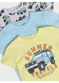 Sinsay - Koszulki z ozdobnym wzorem 3 pack - szary ze sklepu Sinsay w kategorii T-shirty męskie - zdjęcie 188001906