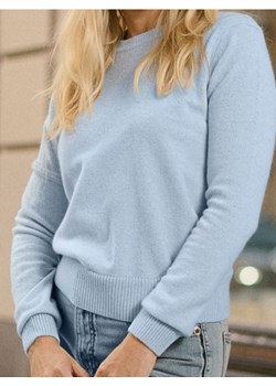 Sinsay - Klasyczny sweter z domieszką wełny - niebieski ze sklepu Sinsay w kategorii Swetry damskie - zdjęcie 188001916