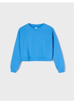 Sinsay - Bluza crewneck - błękitny ze sklepu Sinsay w kategorii Bluzy damskie - zdjęcie 188001928