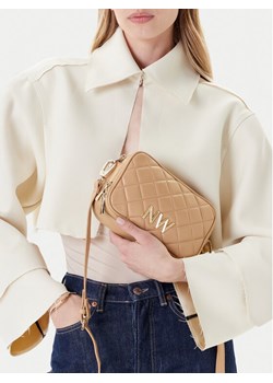 Torebka Nine West CEO-Greenwich-Glam-LX7669 Beżowy ze sklepu eobuwie.pl w kategorii Listonoszki - zdjęcie 188002109