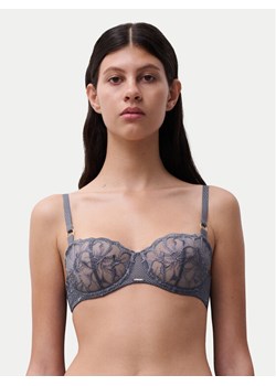 Chantelle Biustonosz balkonetka Fleurs C12M50 Szary ze sklepu MODIVO w kategorii Biustonosze - zdjęcie 188002445
