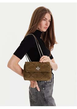 Tory Burch Torebka Diamond Quilt 169170 Zielony ze sklepu MODIVO w kategorii Listonoszki - zdjęcie 188002458