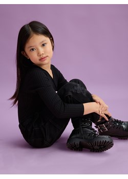 Reserved - Jeansy straight - czarny ze sklepu Reserved w kategorii Spodnie dziewczęce - zdjęcie 188002748