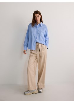 Reserved - Koszula oversize - niebieski ze sklepu Reserved w kategorii Koszule damskie - zdjęcie 188002827