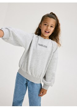 Reserved - Bluza z haftem - jasnoszary ze sklepu Reserved w kategorii Bluzy dziewczęce - zdjęcie 188002956