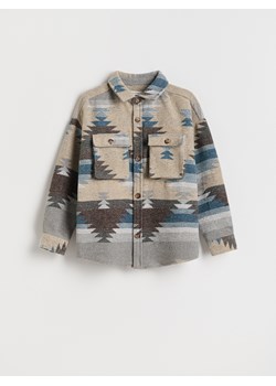 Reserved - Flanelowa koszula - brązowy ze sklepu Reserved w kategorii Koszule chłopięce - zdjęcie 188002988