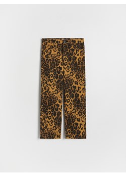 Reserved - Spodnie w zwierzęcy wzór - wielobarwny ze sklepu Reserved w kategorii Spodnie dziewczęce - zdjęcie 188003006