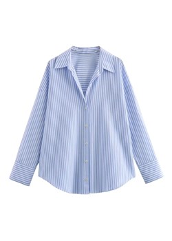 Bawełniana damska koszula - Niebieski S ze sklepu Intimica.pl w kategorii Koszule damskie - zdjęcie 188003988