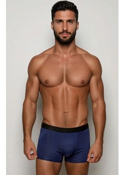 Bokserki męskie granatowe BB005M-02, Kolor granatowy, Rozmiar M, Noviti ze sklepu Intymna w kategorii Majtki męskie - zdjęcie 188004638