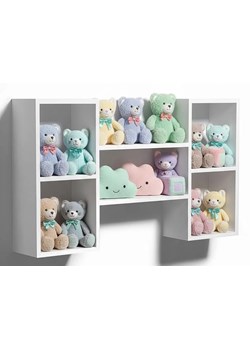 Biała wisząca półka dziecięca A1-G66 ze sklepu Edinos.pl w kategorii Regały dziecięce - zdjęcie 188004746