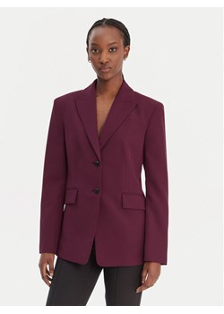 HUGO Marynarka Asmalla-1 50533901 Fioletowy Slim Fit ze sklepu MODIVO w kategorii Marynarki damskie - zdjęcie 188005579