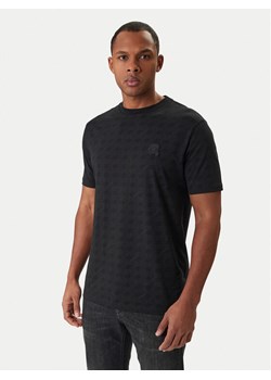 KARL LAGERFELD T-Shirt 755077 561251 Czarny Regular Fit ze sklepu MODIVO w kategorii T-shirty męskie - zdjęcie 188005589