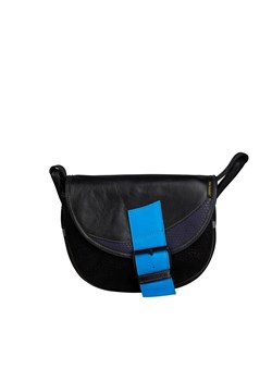 czarna torebka damska listonoszka skórzana na ramię Freshman Mini ze sklepu Słoń Torbalski w kategorii Listonoszki - zdjęcie 188006229