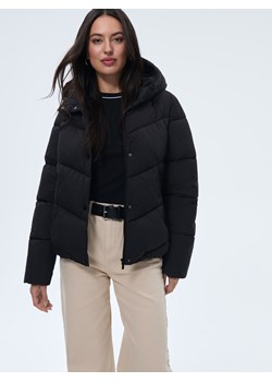 Mohito - Pikowana czarna kurtka - czarny ze sklepu Mohito w kategorii Kurtki damskie - zdjęcie 188006455