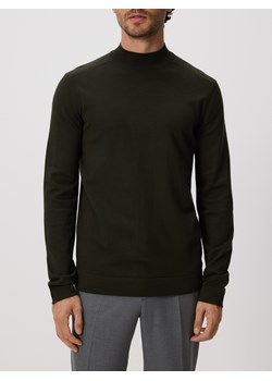 Reserved - Sweter z wiskozą - ciemnozielony ze sklepu Reserved w kategorii Swetry męskie - zdjęcie 188006529