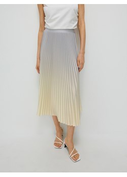 Reserved - Plisowana spódnica midi - jasnożółty ze sklepu Reserved w kategorii Spódnice - zdjęcie 188006697