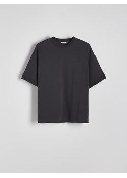 Reserved - T-shirt boxy - ciemnoszary ze sklepu Reserved w kategorii T-shirty męskie - zdjęcie 188006999