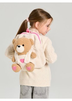 Sinsay - Plecak z pluszowym misiem - kremowy ze sklepu Sinsay w kategorii Plecaki dla dzieci - zdjęcie 188007578