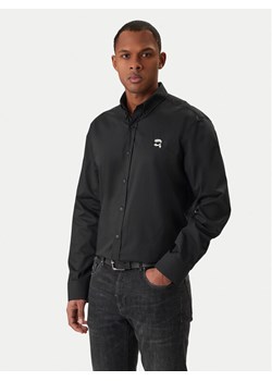 KARL LAGERFELD Koszula 605912 561600 Czarny Regular Fit ze sklepu MODIVO w kategorii Koszule męskie - zdjęcie 188007665