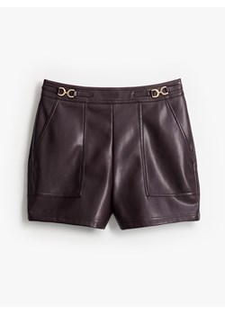 Mohito - Burgundowe szorty z wysokim stanem - mahoń ze sklepu Mohito w kategorii Szorty - zdjęcie 188008577