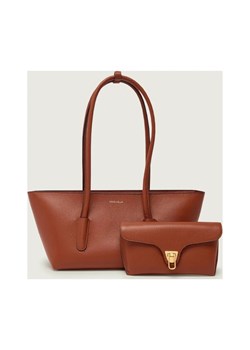 Coccinelle Skórzana torebka na ramię 4w1 DOUBLE BEAT ze sklepu Gomez Fashion Store w kategorii Torby Shopper bag - zdjęcie 188009037