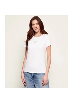 BOSS ORANGE T-shirt C_Elove_embro | Slim Fit ze sklepu Gomez Fashion Store w kategorii Bluzki damskie - zdjęcie 188009129