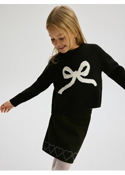 Reserved - Spódnica z aplikacją - czarny ze sklepu Reserved w kategorii Spódnice dziewczęce - zdjęcie 188009947