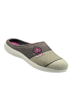 Wygodne kapcie damskie Inblu EC-41, beżowe ze sklepu ulubioneobuwie w kategorii Kapcie damskie - zdjęcie 188010176