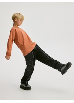 Reserved - Spodnie na polarowej podszewce - czarny ze sklepu Reserved w kategorii Spodnie chłopięce - zdjęcie 188010309