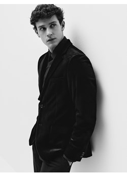 Reserved - Marynarka slim fit - czarny ze sklepu Reserved w kategorii Marynarki męskie - zdjęcie 188010389