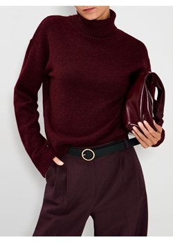 Sinsay - Sweter ze stójką - bordowy ze sklepu Sinsay w kategorii Swetry damskie - zdjęcie 188010628
