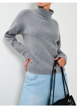 Sinsay - Sweter ze stójką - szary ze sklepu Sinsay w kategorii Swetry damskie - zdjęcie 188010629