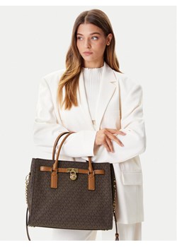 Torebka MICHAEL Michael Kors 30F5GNXS3B Brązowy ze sklepu eobuwie.pl w kategorii Torebki damskie - zdjęcie 188011508