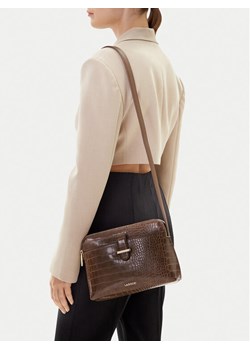 Torebka Lasocki C-LSK-H-001-08 Brązowy ze sklepu eobuwie.pl w kategorii Listonoszki - zdjęcie 188011577