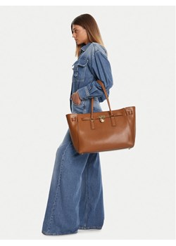 Torebka MICHAEL Michael Kors 30F5GNXT3L Brązowy ze sklepu eobuwie.pl w kategorii Torby Shopper bag - zdjęcie 188011609