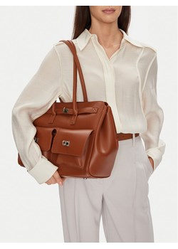 Torebka Gino Rossi EO-CLOVER-X10167 Brązowy ze sklepu eobuwie.pl w kategorii Torby Shopper bag - zdjęcie 188011809