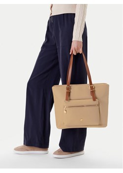 Torebka Beverly Hills Polo Club CEO-BHPC-C-001-08 Beżowy ze sklepu eobuwie.pl w kategorii Torby Shopper bag - zdjęcie 188011855