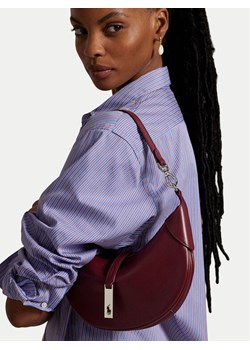 Torebka Polo Ralph Lauren 428871248016 Bordowy ze sklepu eobuwie.pl w kategorii Listonoszki - zdjęcie 188011878