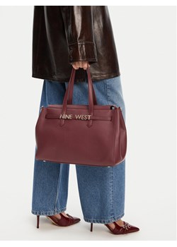 Torebka Nine West EO-Manhattan-Muse-I-LX10192 Bordowy ze sklepu eobuwie.pl w kategorii Torebki damskie - zdjęcie 188011926
