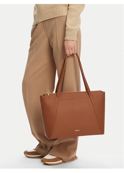 Torebka JENNY C-JEN-H-001-08 Brązowy ze sklepu eobuwie.pl w kategorii Torby Shopper bag - zdjęcie 188011948