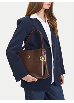 Torebka Beverly Hills Polo Club BHPC-W-04-A23 Brązowy ze sklepu eobuwie.pl w kategorii Torby Shopper bag - zdjęcie 188011995