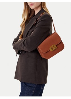 Torebka Gino Rossi CEO-LINA-KQ44 Brązowy ze sklepu eobuwie.pl w kategorii Listonoszki - zdjęcie 188011999
