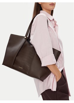 Torebka Gino Rossi C-LX10146 Brązowy ze sklepu eobuwie.pl w kategorii Torby Shopper bag - zdjęcie 188012045