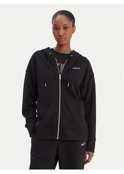 DKNY Sport Bluza DP6J9665 Czarny Regular Fit ze sklepu MODIVO w kategorii Bluzy damskie - zdjęcie 188013089