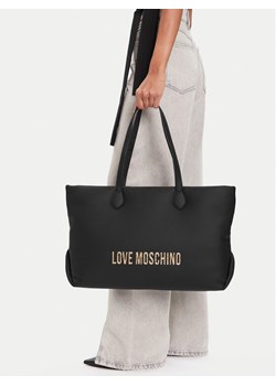 LOVE MOSCHINO Torebka JC4395PP0NKD000A Czarny ze sklepu MODIVO w kategorii Torby Shopper bag - zdjęcie 188013318
