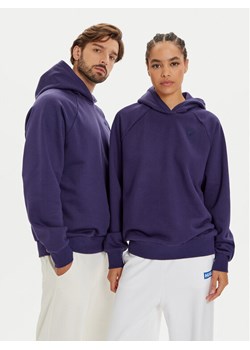 4F Bluza Unisex 4FWAW24TSWSU1314 Granatowy Loose Fit ze sklepu MODIVO w kategorii Bluzy męskie - zdjęcie 188013506