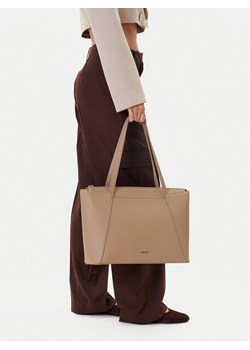 JENNY Torebka C-JEN-H-001-08 Beżowy ze sklepu MODIVO w kategorii Torby Shopper bag - zdjęcie 188013507