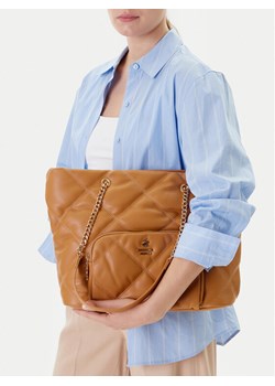 Beverly Hills Polo Club Torebka CEO-BHPC-C-010-08 Beżowy ze sklepu MODIVO w kategorii Torby Shopper bag - zdjęcie 188013565