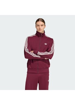 adidas Bluza Firebird KE1646 Bordowy Loose Fit ze sklepu MODIVO w kategorii Bluzy męskie - zdjęcie 188013616