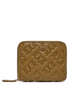 PINKO Portfel Taylor Zip Around AI 24-25 PCPL 100249 A1YB Brązowy ze sklepu MODIVO w kategorii Portfele damskie - zdjęcie 188015367